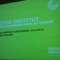 Photo taken at Goethe Instituut by Katrin E. on 9/14/2012