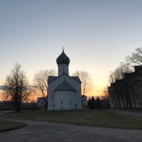 Photo taken at Церковь двенадцати апостолов на пропастех (XIV в) by Andrey V. on 4/19/2018