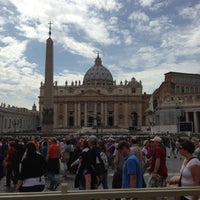 Photo taken at Saint Peter&amp;#39;s Square by Maximilian K. on 5/15/2013