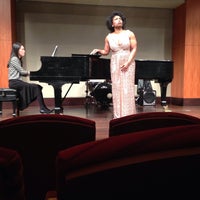Photo taken at Miller Recital Hall by Kyra G. on 5/10/2014