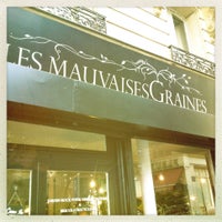 Photo taken at Les Mauvaises Graines by Grazia France on 10/3/2012