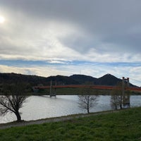 Photo taken at Jedleseer Brücke by Lyndon N. on 4/11/2021