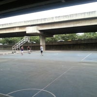 Photo taken at Basketball Court (under the highway) by Lebron M. on 9/6/2013