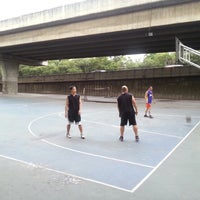 Photo taken at Basketball Court (under the highway) by Lebron M. on 6/25/2013