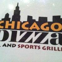 Photo taken at Chicago Pizza and Sports Grille by Kimberly B. on 10/4/2012