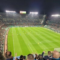 Photo taken at Benito Villamarín Stadium by Juliet S. on 2/24/2022