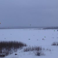 Photo taken at Берег Оби by Alex S. on 2/16/2013