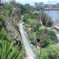 Photo taken at Kangaroo Point Cliffs Stairs by Chris W. on 1/7/2013