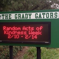 Photo taken at Grady Middle School by Stephen M. on 2/16/2014