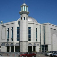 Photo taken at Baitul Futuh Mosque by Usman K. on 2/18/2013