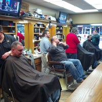 Photo taken at John&amp;#39;s Barber Shop by Brian S. on 1/12/2013