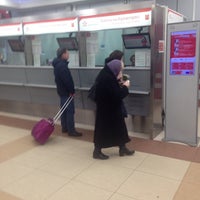Photo taken at Aeroexpress Terminal at Belorusski Railway Station by Tatiana R. on 4/7/2015