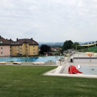 Photo taken at Schwimmbad Aschbach by Camille G. on 6/17/2018