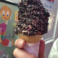 Photo taken at Mister Softee Truck by Helen L. on 4/27/2013