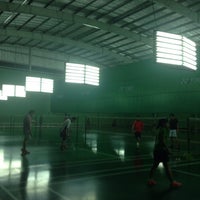 Photo taken at SP Badminton Court by Arthit O. on 9/29/2016
