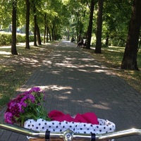 Photo taken at Kurenivskyi Park by Anna K. on 6/14/2015