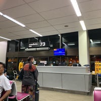 Photo taken at Gate 73 by Polthept T. on 3/15/2020