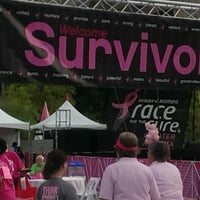 Photo taken at Susan G. Komen Race For The Cure by Adrian T. on 5/10/2014