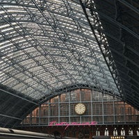 Photo taken at St Pancras International Station (STP) — Thameslink by Joolya on 10/14/2023