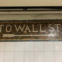 Photo taken at MTA Subway - Wall St (2/3) by Joolya on 10/10/2023