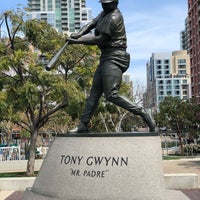 Photo taken at Tony Gwynn Statue by Sergio on 4/15/2018