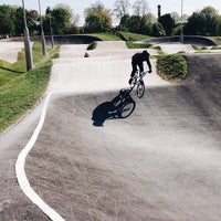 Photo taken at Burgess Park BMX Track by Andy on 4/13/2014