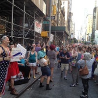 Photo taken at 2014 NYC Dyke March by VJ T. on 6/28/2014