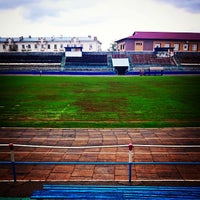 Photo taken at Стадион «Динамо» by Арти В. on 5/7/2015