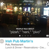 Photo taken at Irish Pub Martin&#39;s by Zdenek on 5/14/2014