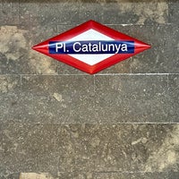 Photo taken at FGC Plaça Catalunya by Fuyu on 12/26/2021