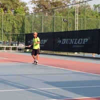 Photo taken at Tennis Court by Pok B. on 4/10/2014
