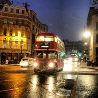 Photo taken at Ludgate Circus by Jiri K. on 1/20/2013