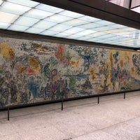 Photo taken at Chagall Mosaic, &amp;quot;The Four Seasons&amp;quot; by Юрий П. on 7/15/2018