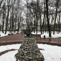 Photo taken at Мальчик с лебедем by Юрий П. on 3/23/2018