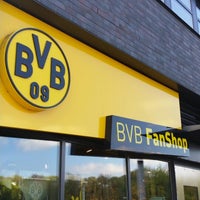 Photo taken at BVB Fanshop by Andreas L. on 4/19/2014