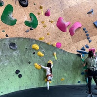 Photo taken at Brooklyn Boulders by Shawn C. on 11/27/2021