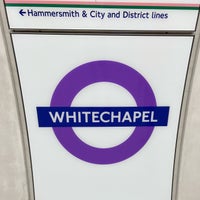 Photo taken at Whitechapel London Underground Station by Dave S. on 6/26/2023