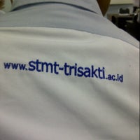 Photo taken at STMT Trisakti by andrew maryo o. on 11/27/2012