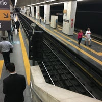 Photo taken at MetrôRio - Estação Saens Peña by Pamela B. on 5/17/2016