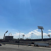 Photo taken at Estacionamiento del Estadio Olímpico Universitario by Hugo C. on 4/15/2023
