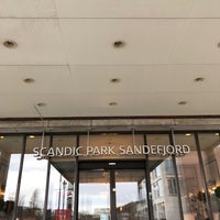 Photo taken at Rica Park Hotel Sandefjord by Andreas B. on 4/22/2018
