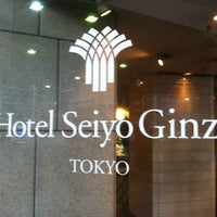 Photo taken at Hotel Seiyo Ginza by Taro Y. on 3/9/2013