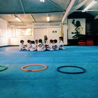 Photo taken at Hwarang Taekwondo Xochimilco by Rodrigo T. on 3/22/2016