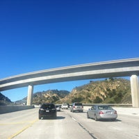 Photo taken at Sierra Highway Overpass by Elena M. on 1/21/2013