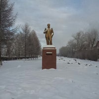 Photo taken at Памятник Ленину by Victor P. on 1/3/2013