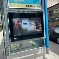 Photo taken at CTA - Grand (Blue) by George R. on 5/22/2021