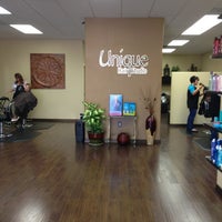 Photo taken at Unique Hair Studio by Leticia on 8/31/2013