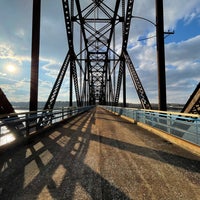Photo taken at Old Chain of Rocks Bridge by Ryan S. on 3/12/2022