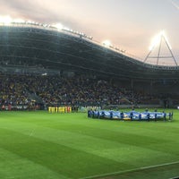 Photo taken at Borisov Arena by Asya on 8/29/2019