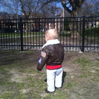 Photo taken at Welles Park Playground by Corinne S. on 4/22/2013